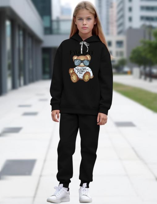 Детский костюм с начёсом KETMIN МИШКА TOY цв.Черный