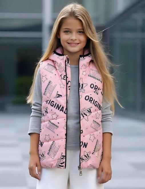 Жилет детский KETMIN ЮНИСТРИМ цв.GLAMOROUS Розовый