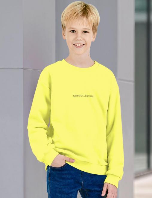Свитшот детский  ПОВСЕДНЕВНЫЙ цв.Жёлтый Свитшот детский  ПОВСЕДНЕВНЫЙ цв.Жёлтый