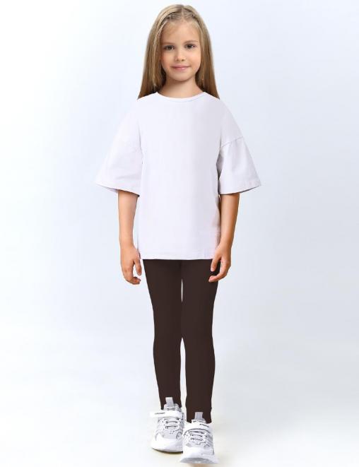 Треггинсы для девочки KETMIN цв.Шоколад