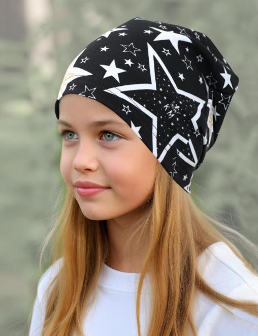 Шапка летняя STAR KM цв.Чёрный