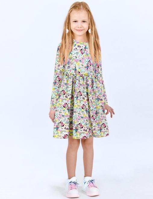 Платье для девочки KETMIN UNIVERSAL цв.Minnie music розовый