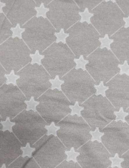 Кулирка ХЛОПОК ОЕ ш/полотно Звезды цв.Бежевый