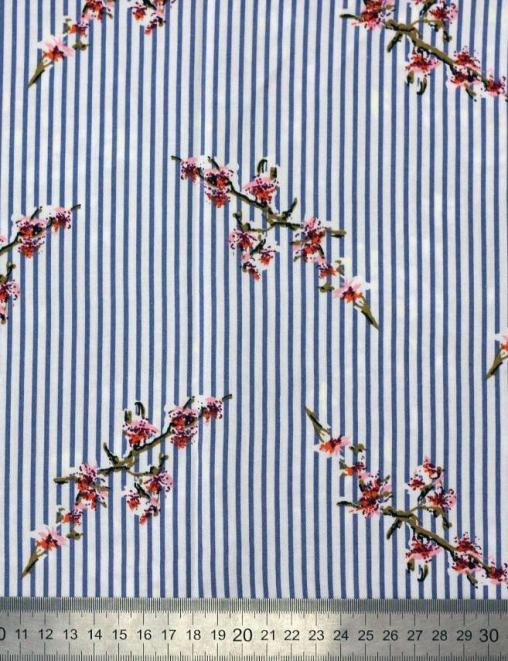 Ткань Штапель Сакура 