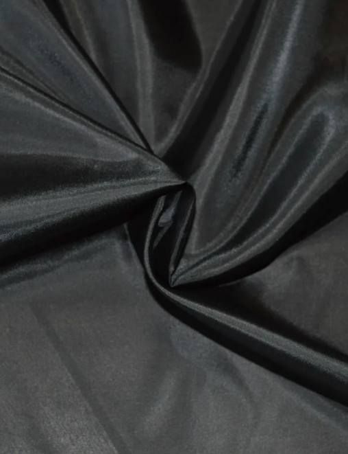 Ткань подкладочная TAFFEТA цв.Черный