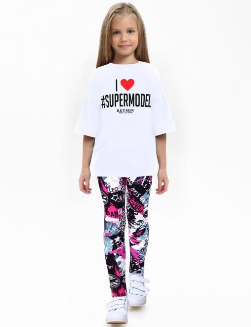 Легинсы детские PREMIUM KETMIN ПАНДА ЛЕО цв.Черный Легинсы детские PREMIUM KETMIN ПАНДА ЛЕО цв.Черный