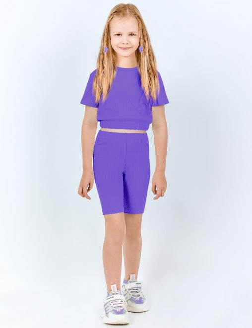 Спортивный костюм МАЛИБУ KETMIN цв.Вери Пери (Топ/Велосипедки)