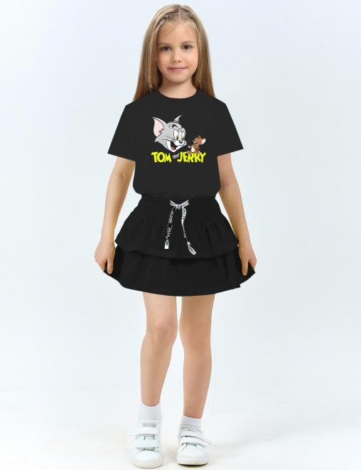 Детская юбка-шорты KETMIN BRIGHT SUMMER цв.Чёрный Детская юбка-шорты KETMIN BRIGHT SUMMER цв.Чёрный