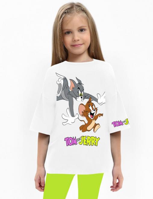 Футболка детская KETMIN ТОМ И ДЖЕРРИ LIFE цв.Белый