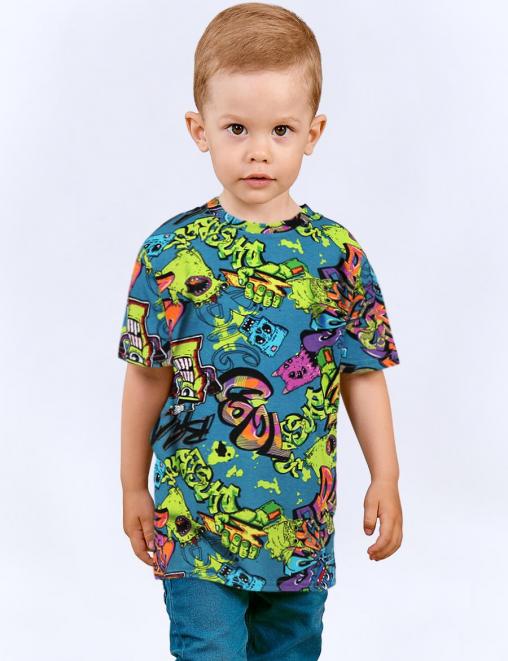 Футболка детская KETMIN HOME рис.Cool синий