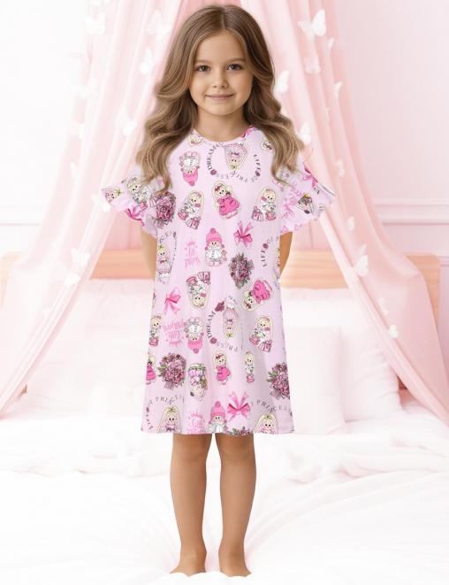 Сорочка детская KETMIN НЕЖЕНКА цв.ЗАЙЧИКИ Розовый