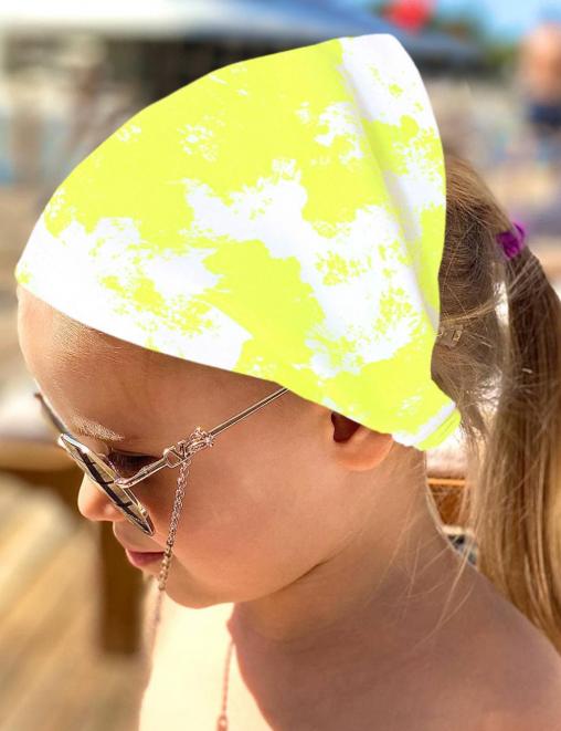 Бандана детская ХЛОПОК цв.Тай Дай Желтый