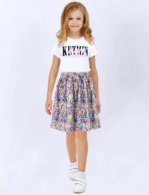 Юбка для девочки KETMIN ЛЕТНИЙ ОТДЫХ цв.Friend
