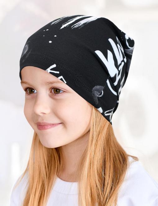 Шапка летняя ГРАФФИТИ Черный