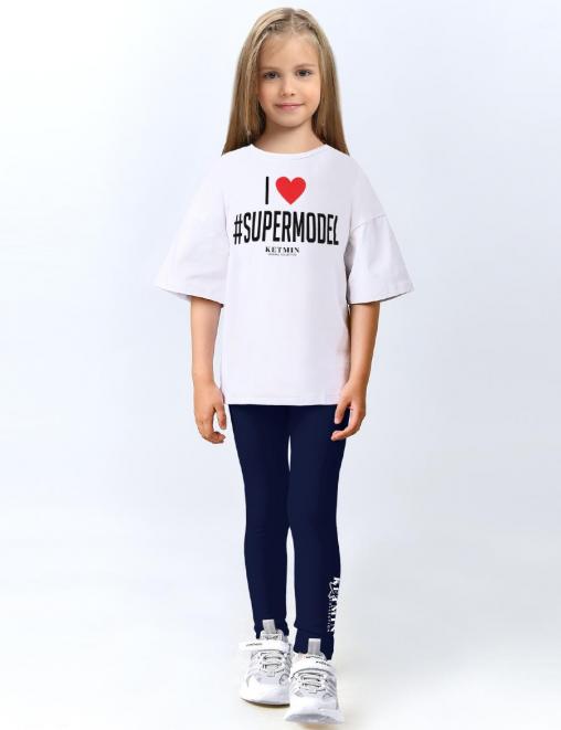 Легинсы детские KETMIN с ЛОГО цв.Синий