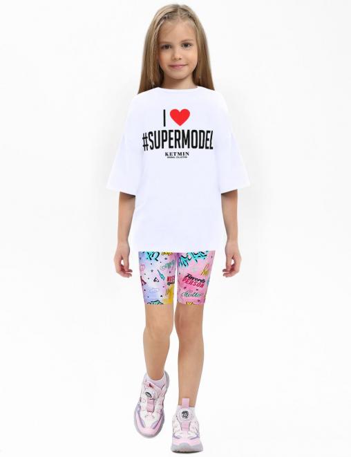 Велосипедки для девочки DG FAVORIT PERSON цв.Cиреневый Велосипедки для девочки DG FAVORIT PERSON цв.Cиреневый