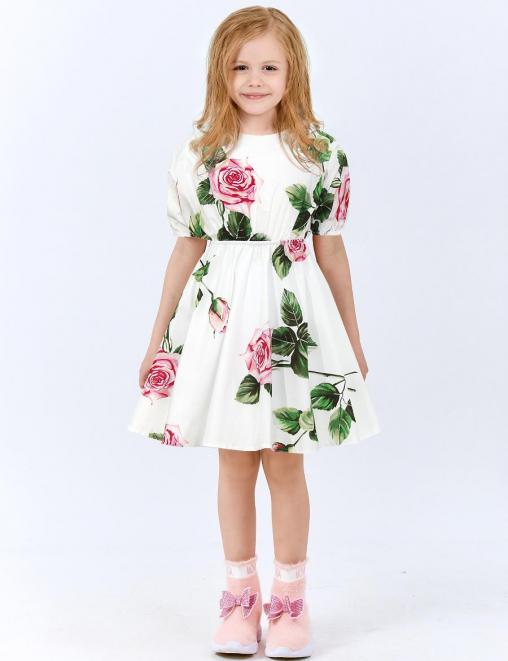 Платье для девочки KETMIN BRILLIANCE цв.ROSE paradis белый