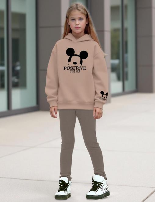 Легинсы детские утеплённые KETMIN цв.Коричневый /на меху