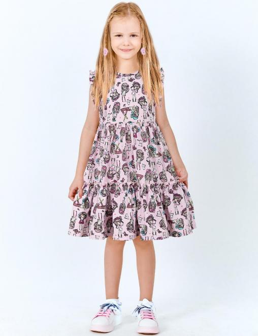 Платье для девочки KETMIN КОКЕТКА цв.Розовый