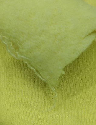 Футер 3-х нитка с начесом цв.Желтый светлый