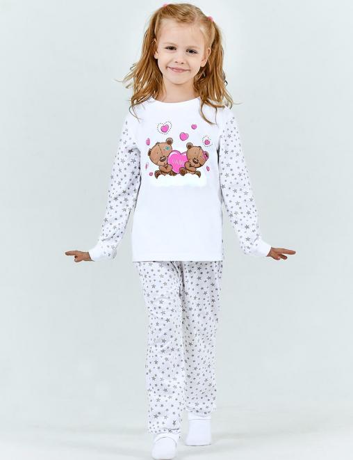 Пижама детская KETMIN HOME МИШКИ ТЫ И Я (Лонгслив/Брюки)