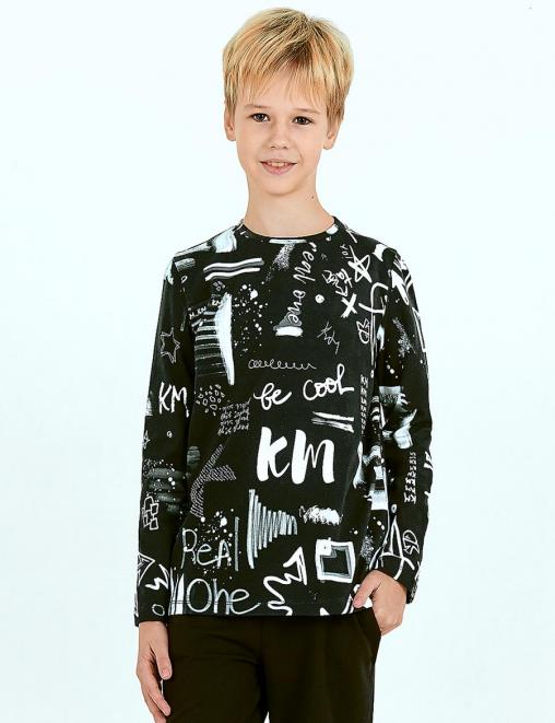 Лонгслив детский KETMIN DG ГРАФФИТИ цв.Чёрный