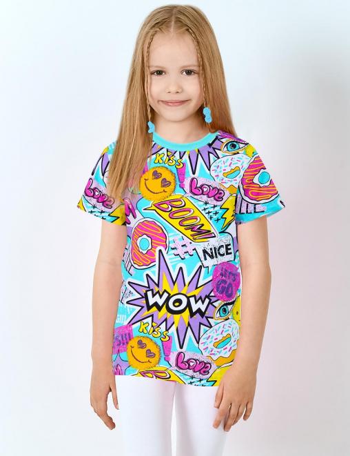 Футболка детская KETMIN HOME рис.БУМ Неон