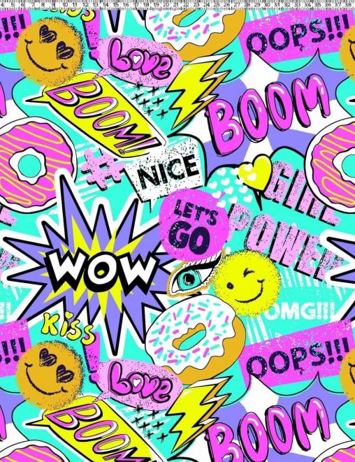 Кулирка ХЛОПОК ОЕ ш/полотно БУМ цв Неон