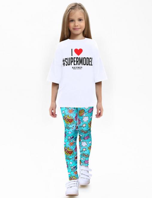 Легинсы детские KETMIN BOOM цв.Бирюза Легинсы детские KETMIN BOOM цв.Бирюза