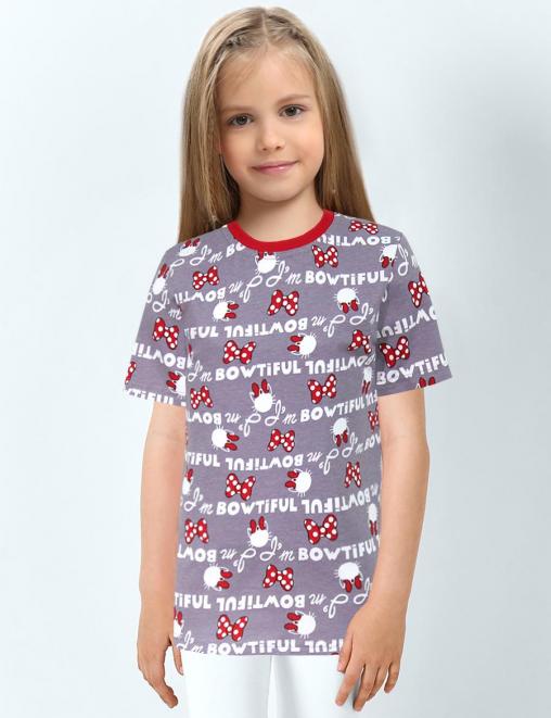 Футболка детская KETMIN HOME рис.BOWTIFUL серый