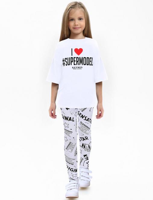 Легинсы детские PREMIUM KETMIN GLAMOROUS цв.Белый