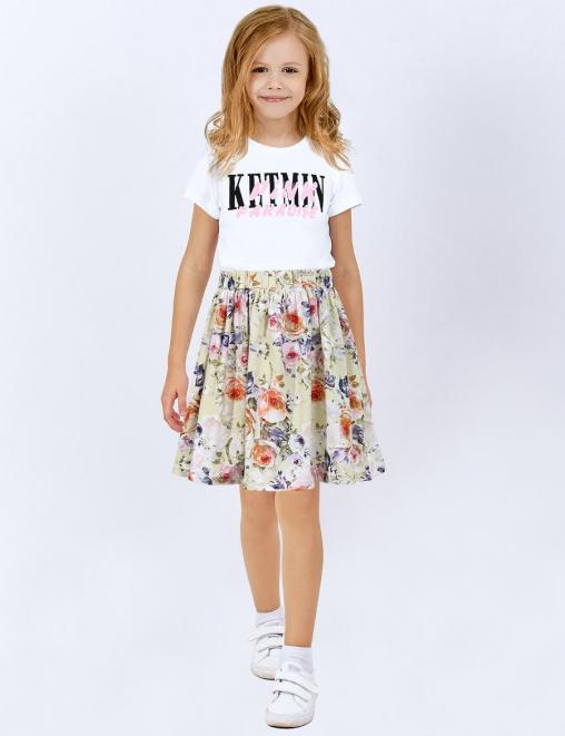 Юбка для девочки KETMIN ЛЕТНИЙ ОТДЫХ цв.Розы