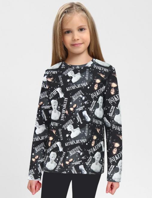 Лонгслив для девочки KETMIN МОНА ЛИЗА