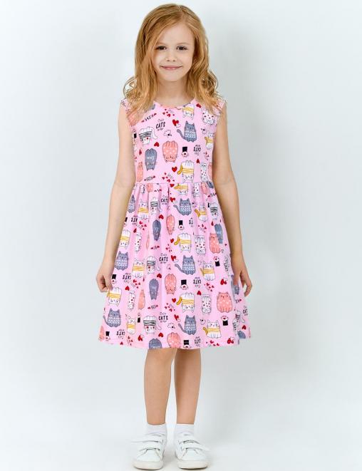 Платье для девочки KETMIN ТУТТИ ФРУТТИ цв.Киски розовый