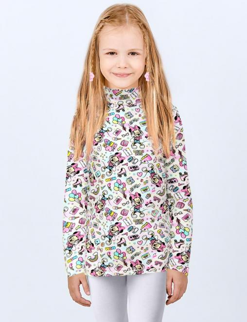 Водолазка детская KETMIN ЛАЙТ МINNIE MUSIC цв.Розовый