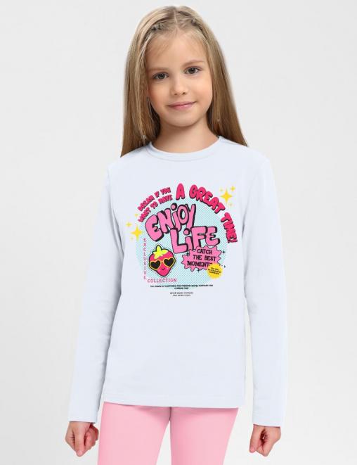 Лонгслив для девочки KETMIN NICE цв.Белый