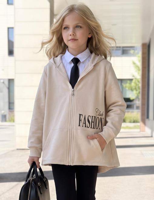 Кофта на молнии KETMIN FASHION CLUB цв.Бежевый