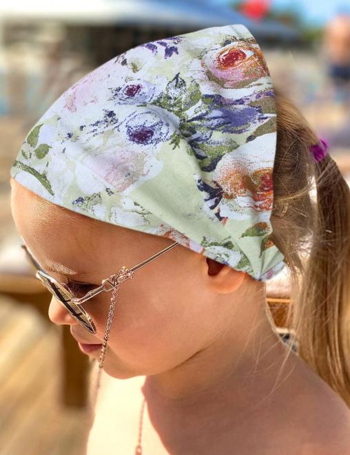 Бандана детская ХЛОПОК цв.Розы