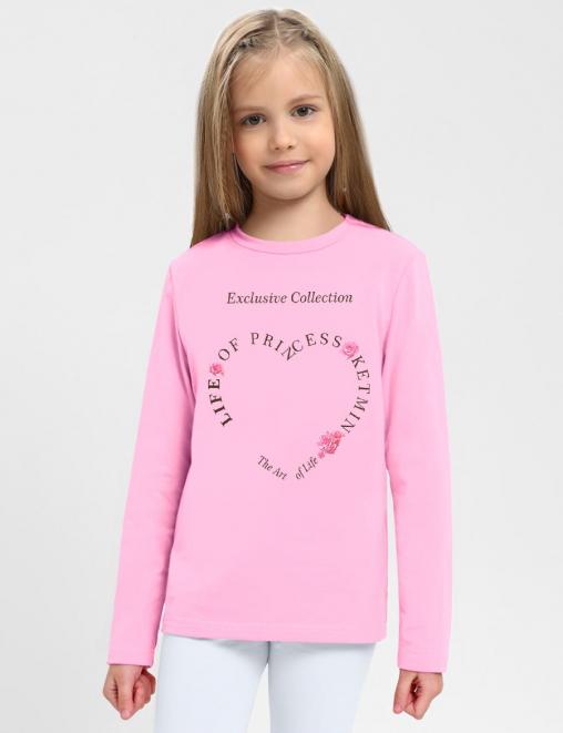 Лонгслив для девочки KETMIN LIFE цв.Розовый