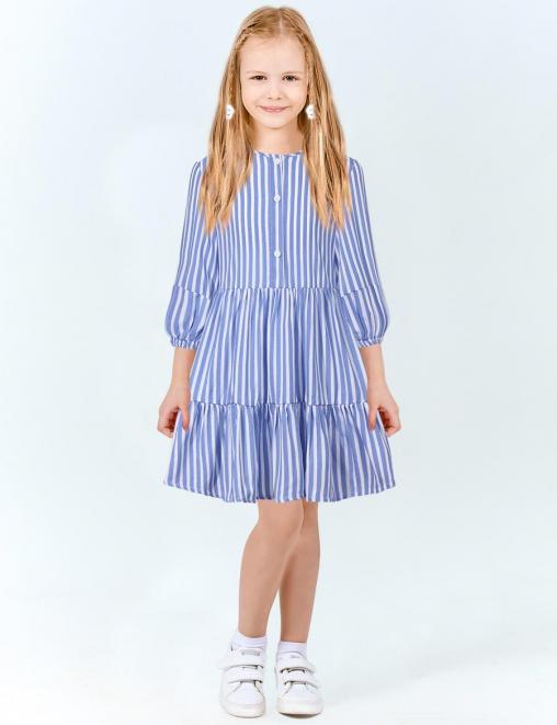 Платье для девочки KETMIN ЛУИЗА цв.Голубая полоса