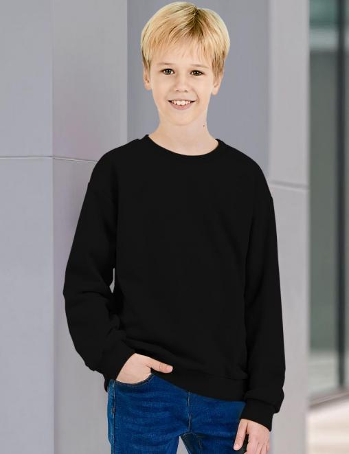 Свитшот детский  ПОВСЕДНЕВНЫЙ цв. Черный