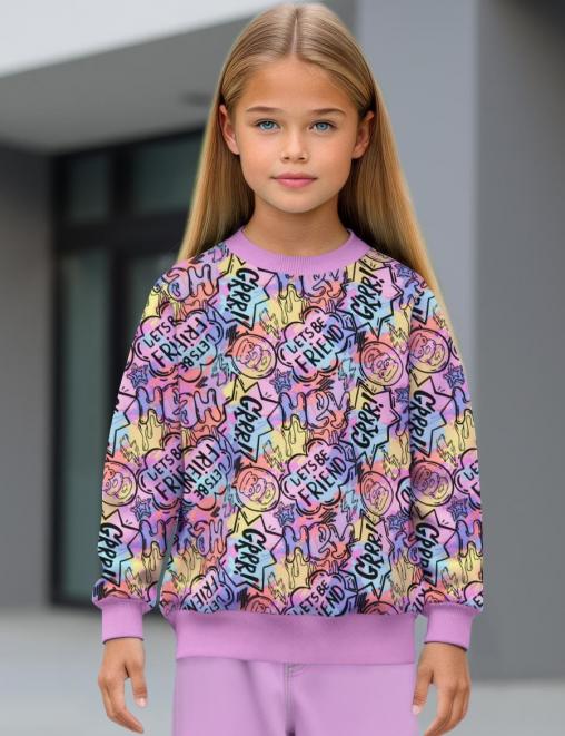 Свитшот детский KETMIN ТИП ТОП цв.FRIEND