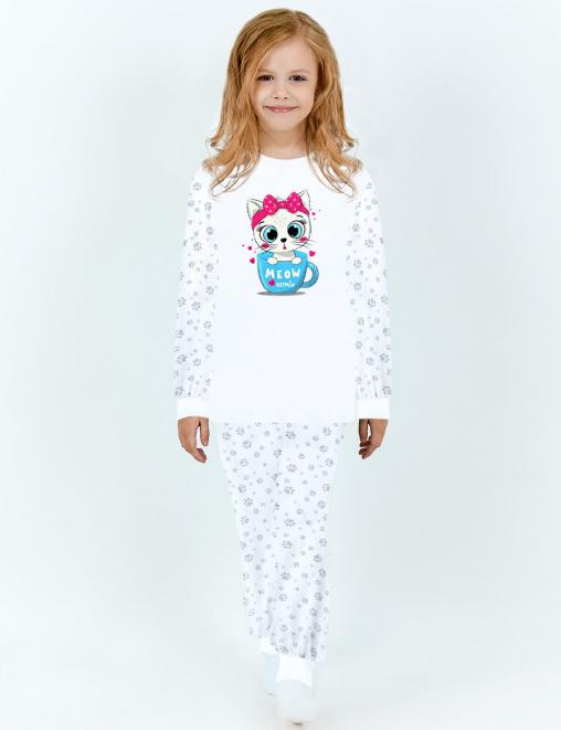 Пижама детская KETMIN HOME MEOW (Лонгслив/Брюки)