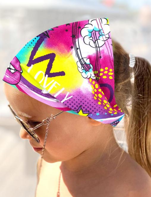 Бандана детская ПРЕМИУМ цв.LOVELY Фуксия