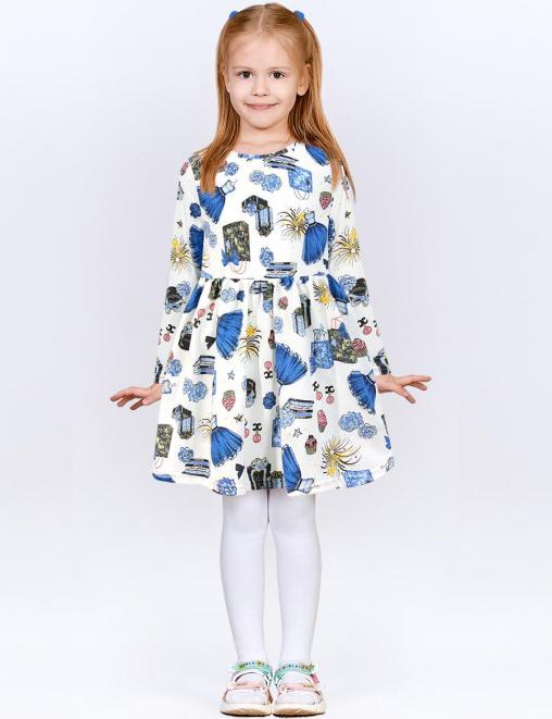 Платье для девочки KETMIN UNIVERSAL цв.Модница синий Платье для девочки KETMIN UNIVERSAL цв.Модница синий