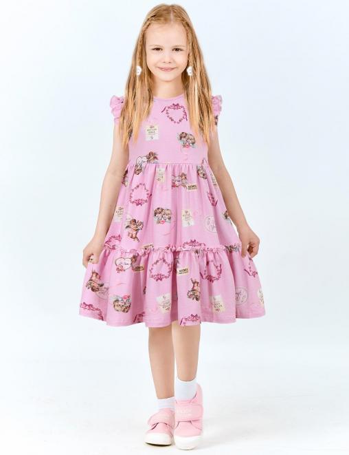 Платье для девочки KETMIN КОКЕТКА цв.Ангел розовый