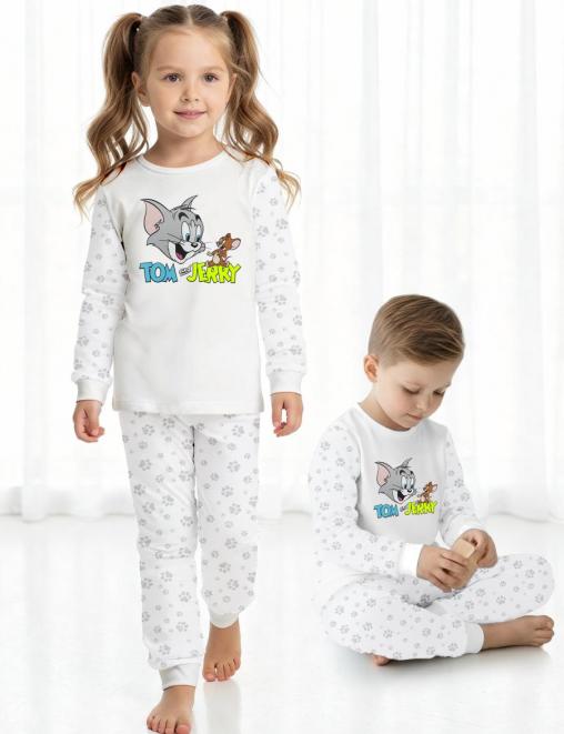 Пижама детская KETMIN HOME ТОМ и ДЖЕРРИ (Лонгслив/Брюки)