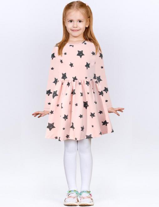 Платье для девочки KETMIN UNIVERSAL Stretc цв.Звёзды розовый Платье для девочки KETMIN UNIVERSAL Stretc цв.Звёзды розовый