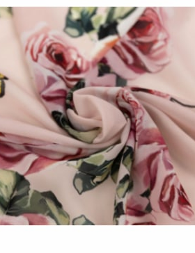 Шифон Розы цв.Розовый