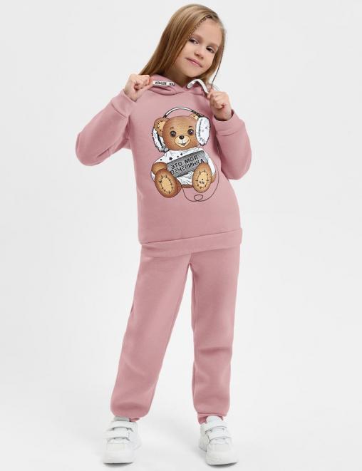 Детский костюм с начесом KETMIN ВЕЧЕРИНКА цв.Чайная Роза